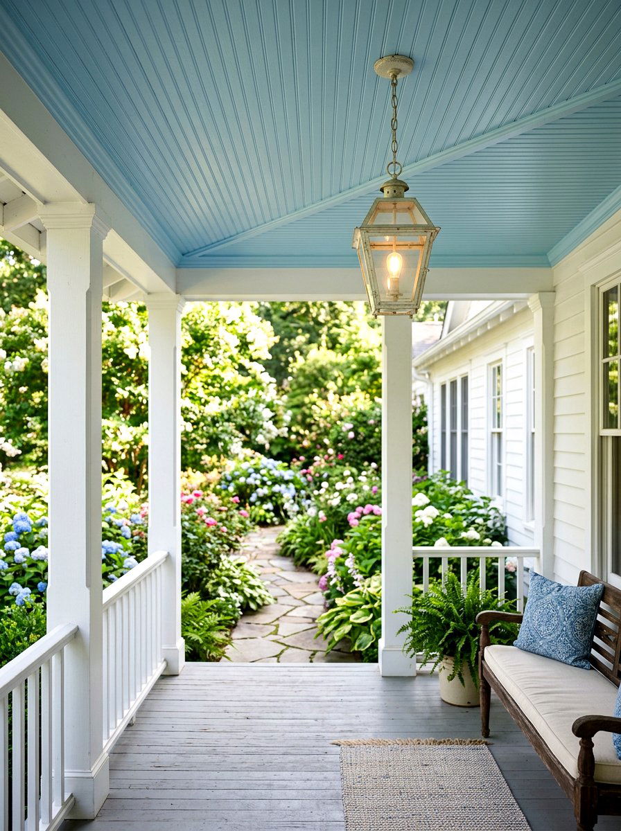 Beadboard Ceiling Front Porch Roof - 30 front porch roof ideas
