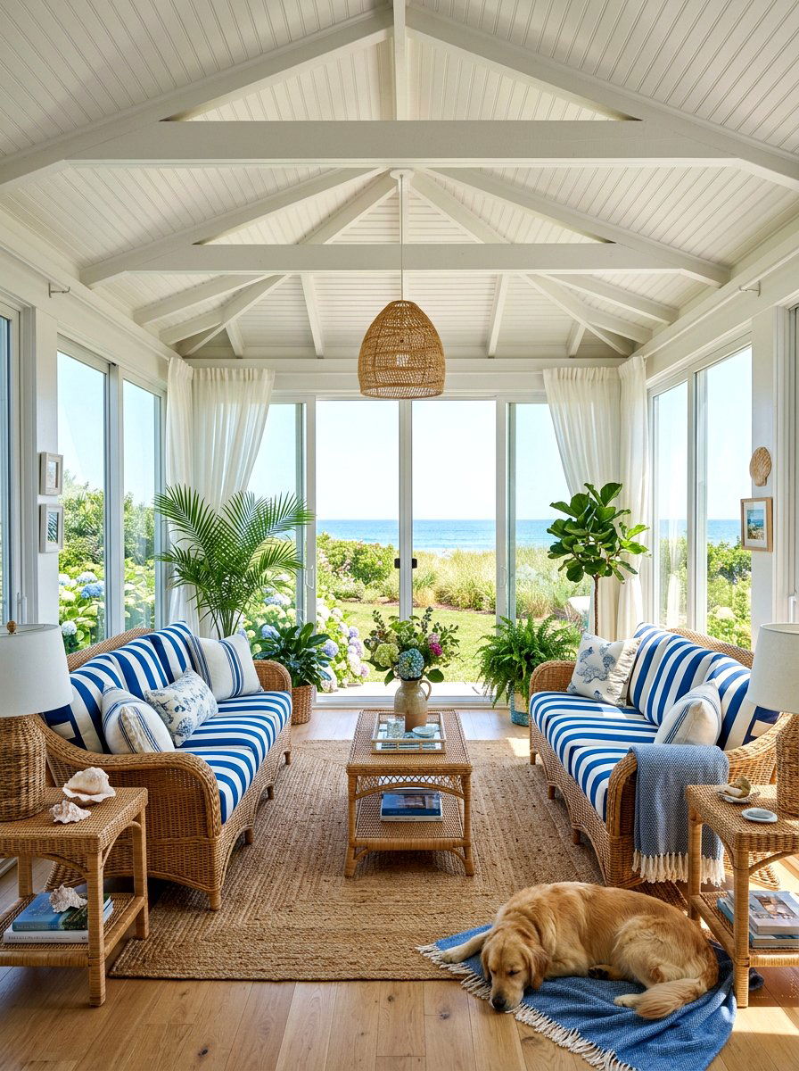 Beadboard Ceiling - 30 ceiling design ideas