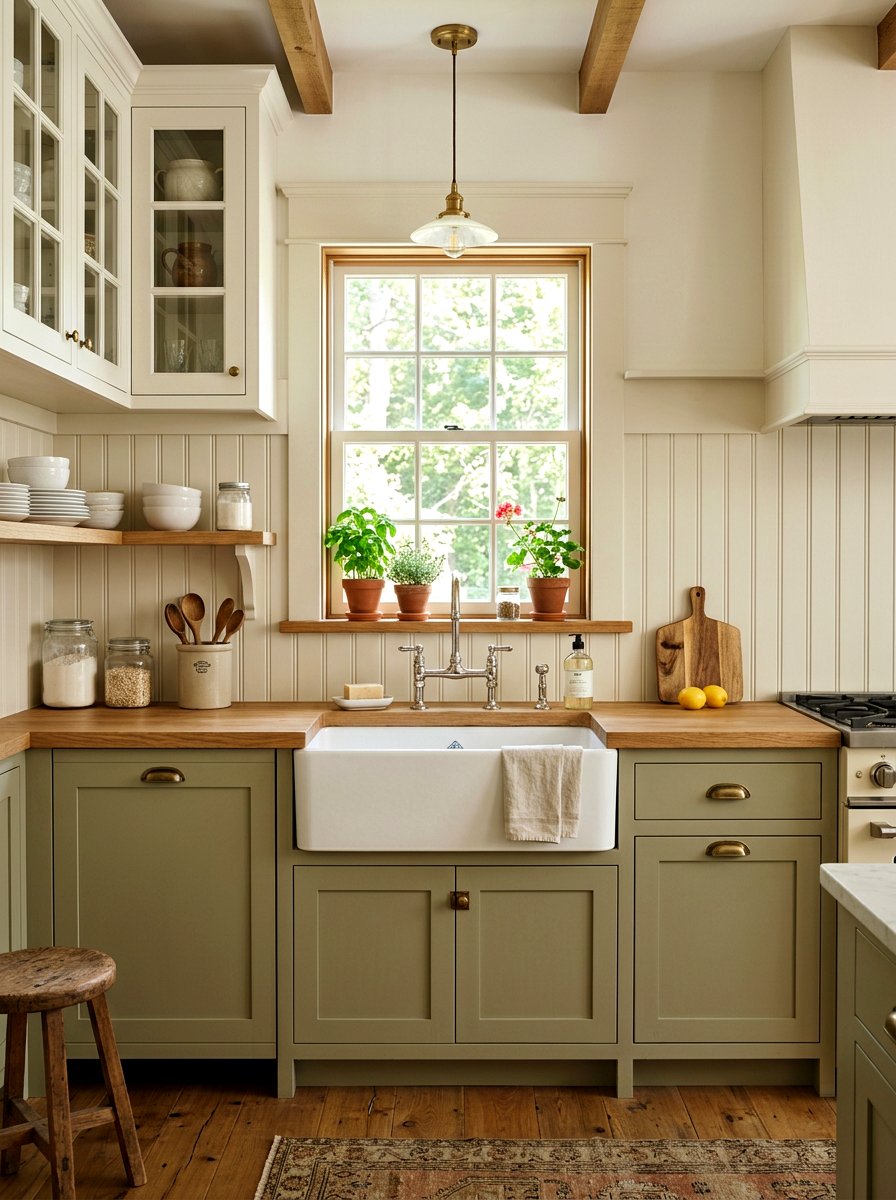Beadboard Kitchen Backsplash - 30 decorative molding ideas