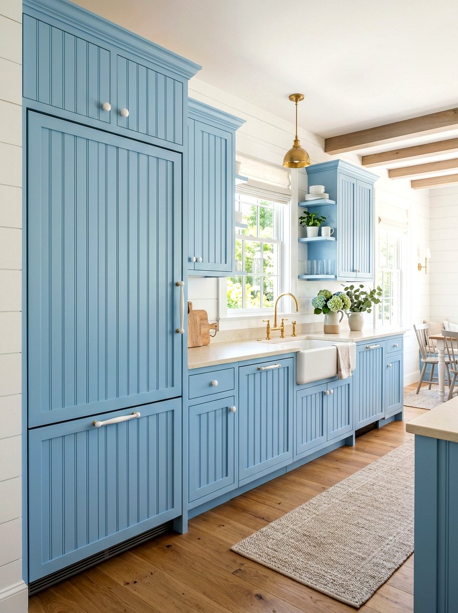 Beadboard Kitchen Cabinet Door - 30 panel ready kitchen ideas