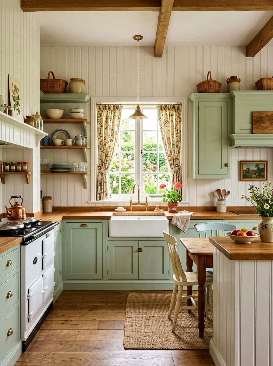Beadboard Panel - 30 kitchen backsplash ideas