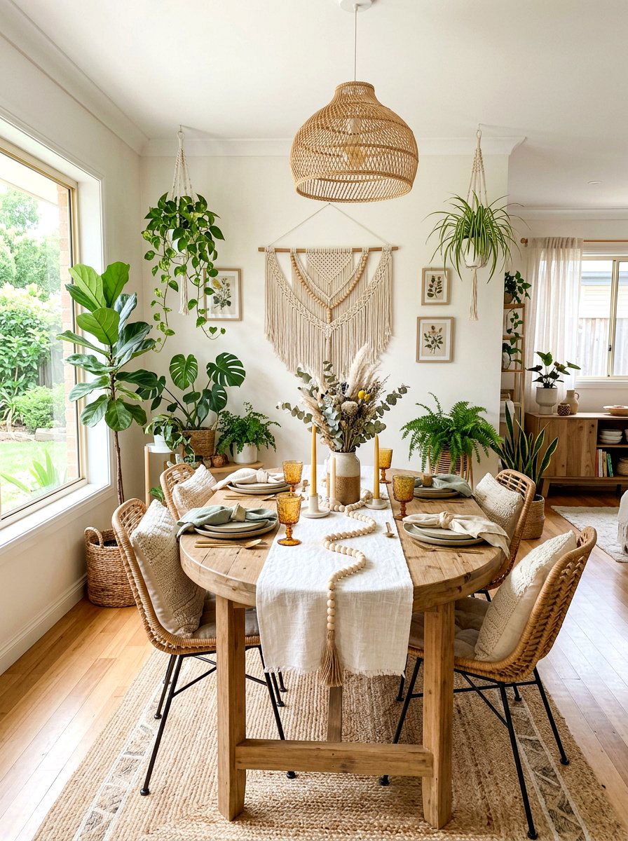 Beaded Garland - 30 dining room centerpiece ideas
