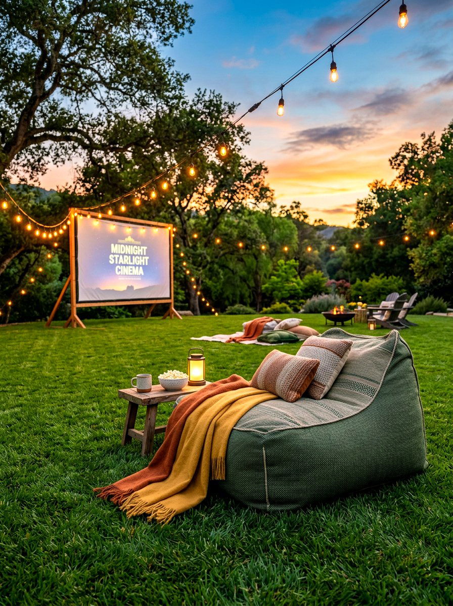 Bean Bag Style Outdoor Pouf - 30 outdoor pouf ideas