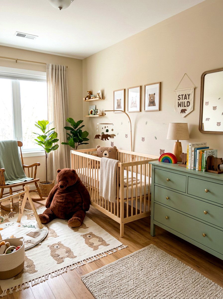 Bear Nursery Decor - 30 woodland nursery ideas