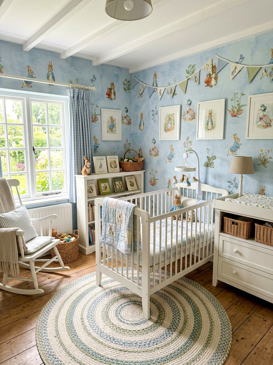 Beatrix Potter Nursery - 30 English nursery decor ideas