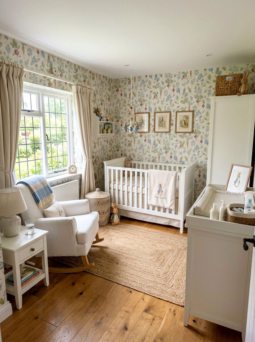 Beatrix Potter Peter Rabbit Nursery - 30 storybook nursery ideas