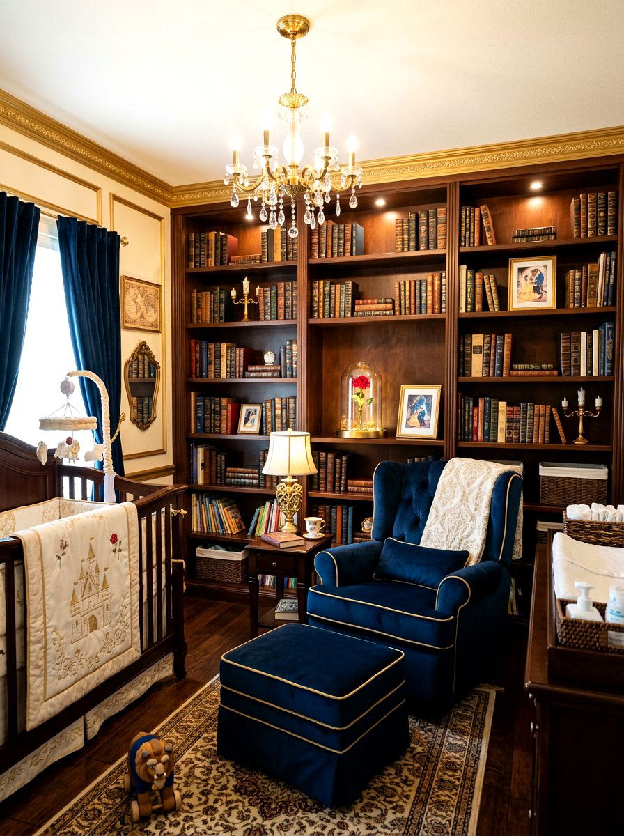 Beauty And The Beast Library Nursery - 30 storybook nursery ideas