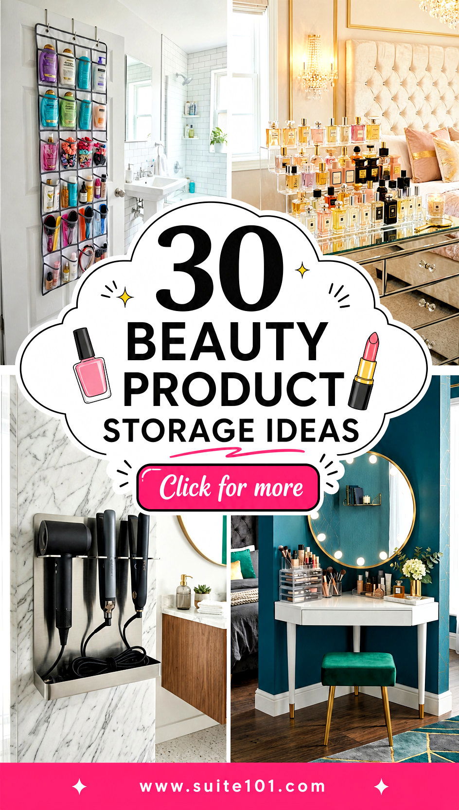 Beauty Product Storage Ideas 30 Genius Ways to Organize - Beauty Product Storage Ideas: 30 Genius Ways to Organize