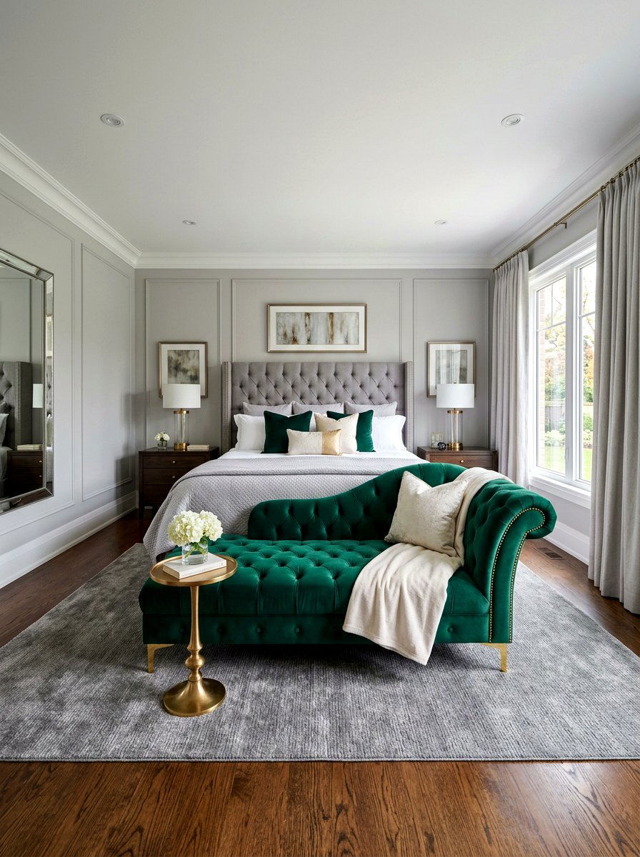 Bed Foot Chaise Lounge - 30 bedroom mini lounge ideas