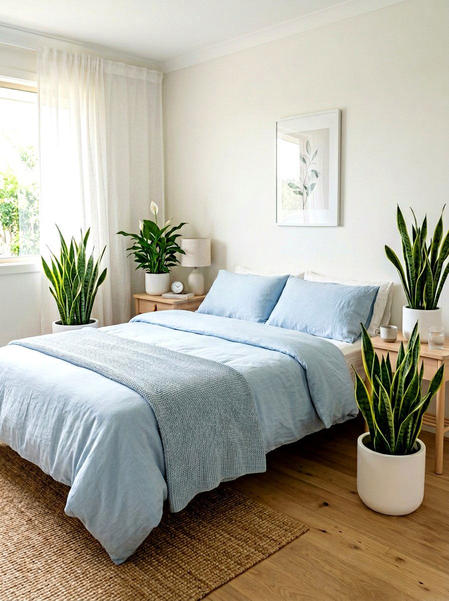 Bedroom Air Purifying Plant - 30 indoor garden ideas