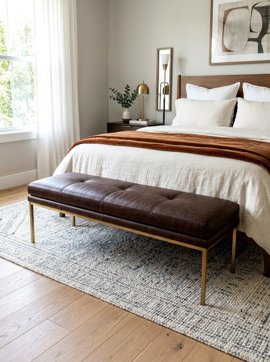 Bedroom Bench - 30 five star bedroom ideas