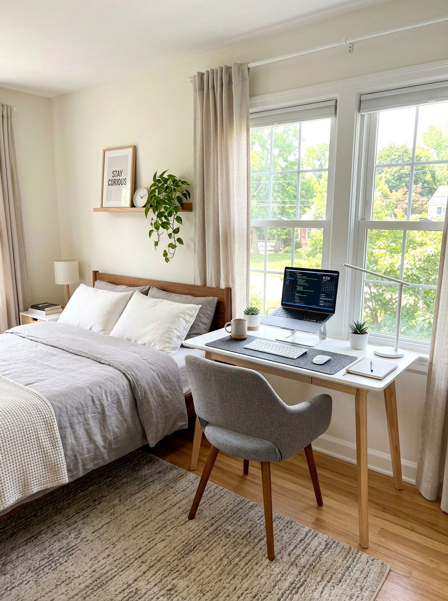 Bedroom Corner Home Office - 30 minimalist home office ideas