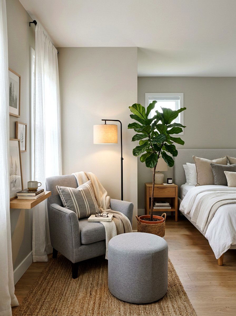 Bedroom Corner Sanctuary - 30 wellness nook ideas
