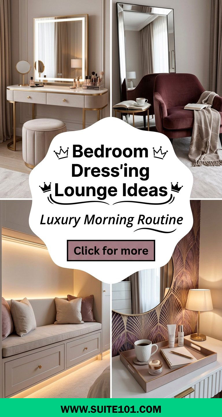 Bedroom Dressing Lounge Ideas for a Luxury Morning Routine - Bedroom Dressing Lounge Ideas for a Luxury Morning Routine