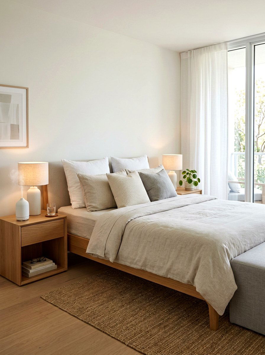 Bedroom Essential Oil Diffuser - 30 aromatherapy room ideas
