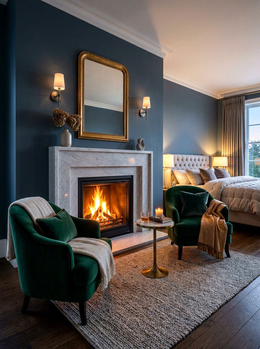 Bedroom Fireplace - 30 romantic bedroom ideas