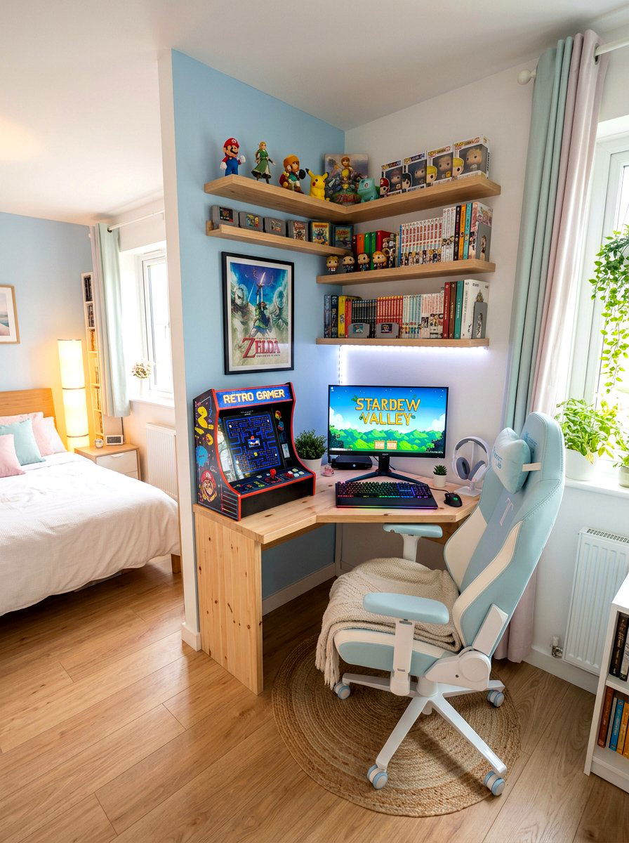 Bedroom Game Corner - 30 arcade room ideas