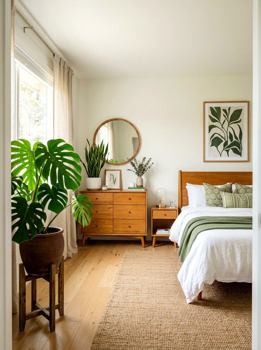 Bedroom Greenery Decor - 30 romantic master bedroom ideas