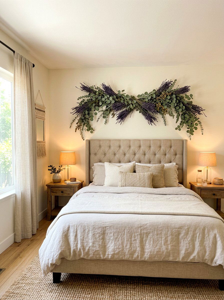 Bedroom Headboard Garland - 30 garland styling ideas