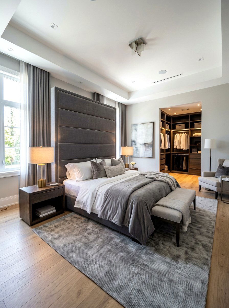 Bedroom Headboard Partition Wall - 30 half wall zoning ideas