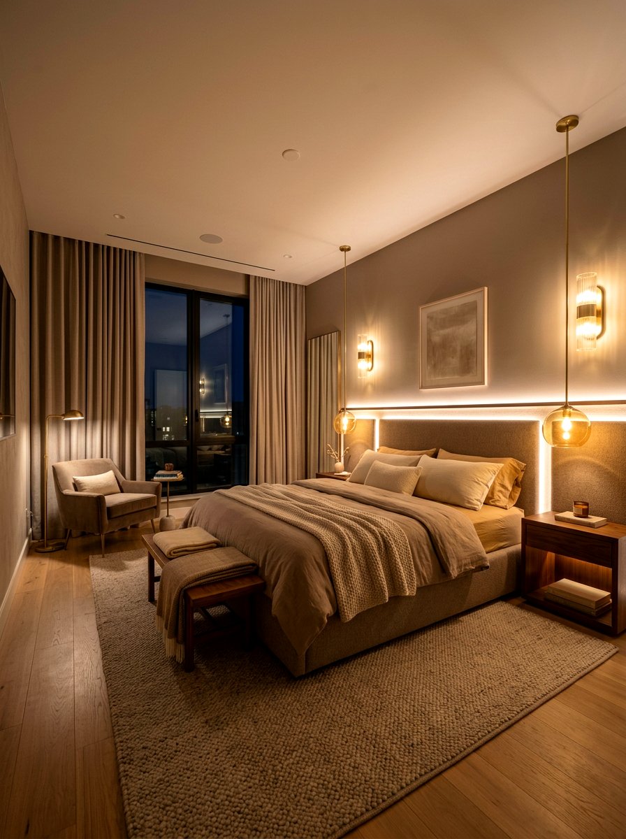 Bedroom Mood Lighting - 30 romantic master bedroom ideas