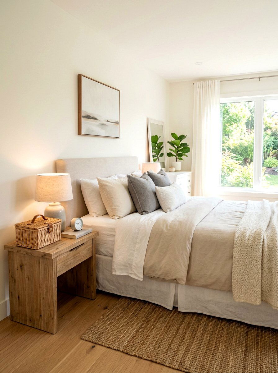 Bedroom Nightstand Basket - 30 basket storage ideas