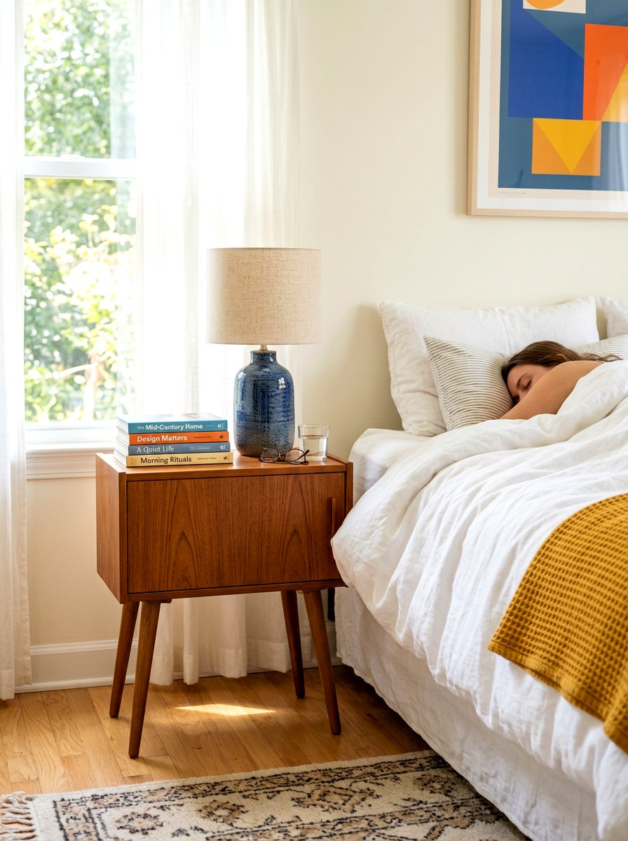 Bedroom Nightstand Upgrade - 30 repurposed cabinet ideas