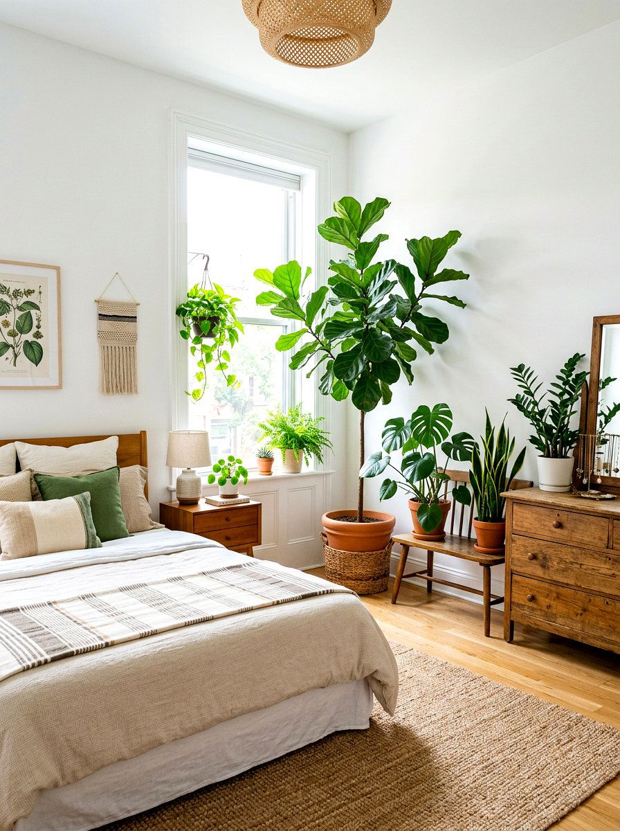 Bedroom Plants - 30 romantic bedroom ideas