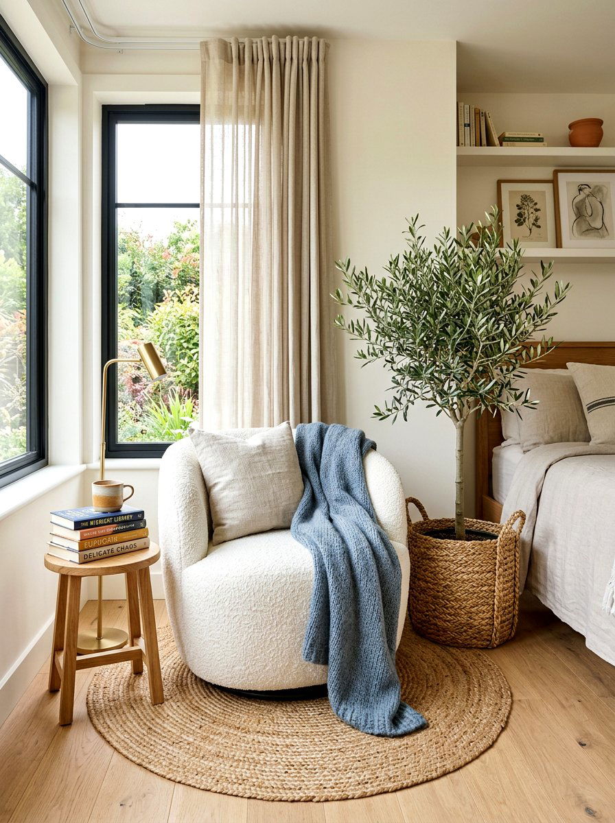 Bedroom Reading Nook Olive Tree - 30 olive tree decor ideas