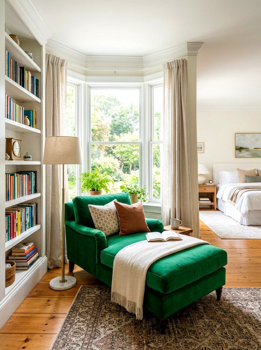 Bedroom Reading Nook - 30 multipurpose room ideas