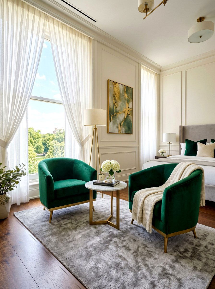 Bedroom Seating Area - 30 boutique hotel bedroom ideas