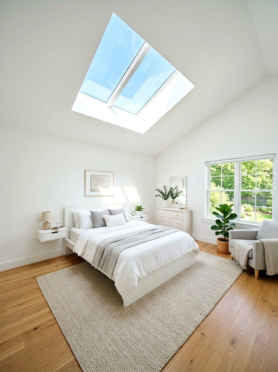 Bedroom Skylight Natural Illumination - 30 ambient lighting bedroom ideas