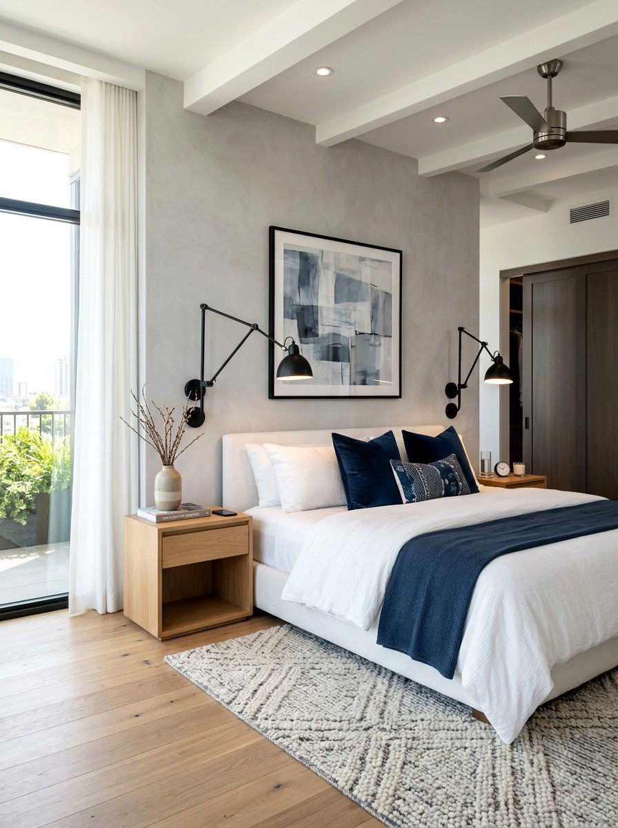Bedroom Swing Arm Sconce - 30 wall sconce ideas