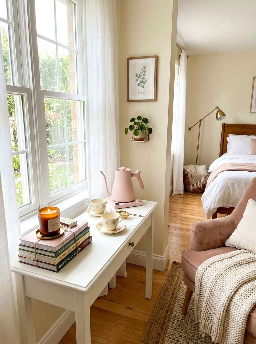 Bedroom Tea Nook - 30 tea station ideas