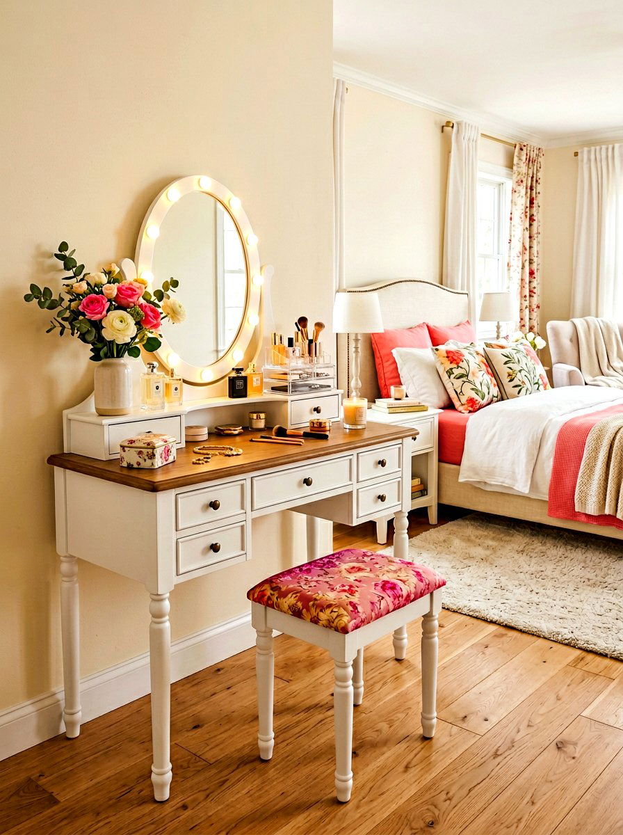 Bedroom Vanity Set - 30 dressing table ideas