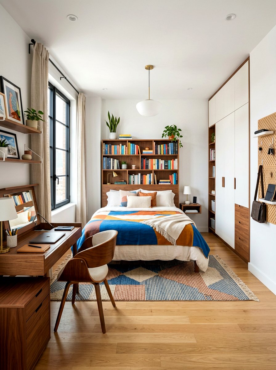 Bedroom With Multi Functional Furniture - 30 small master bedroom layout ideas