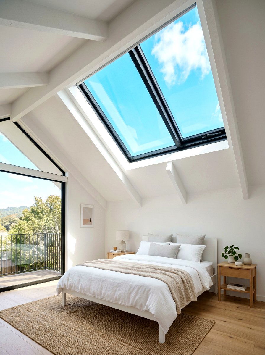 Bedroom With Skylight - 30 sanctuary bedroom ideas