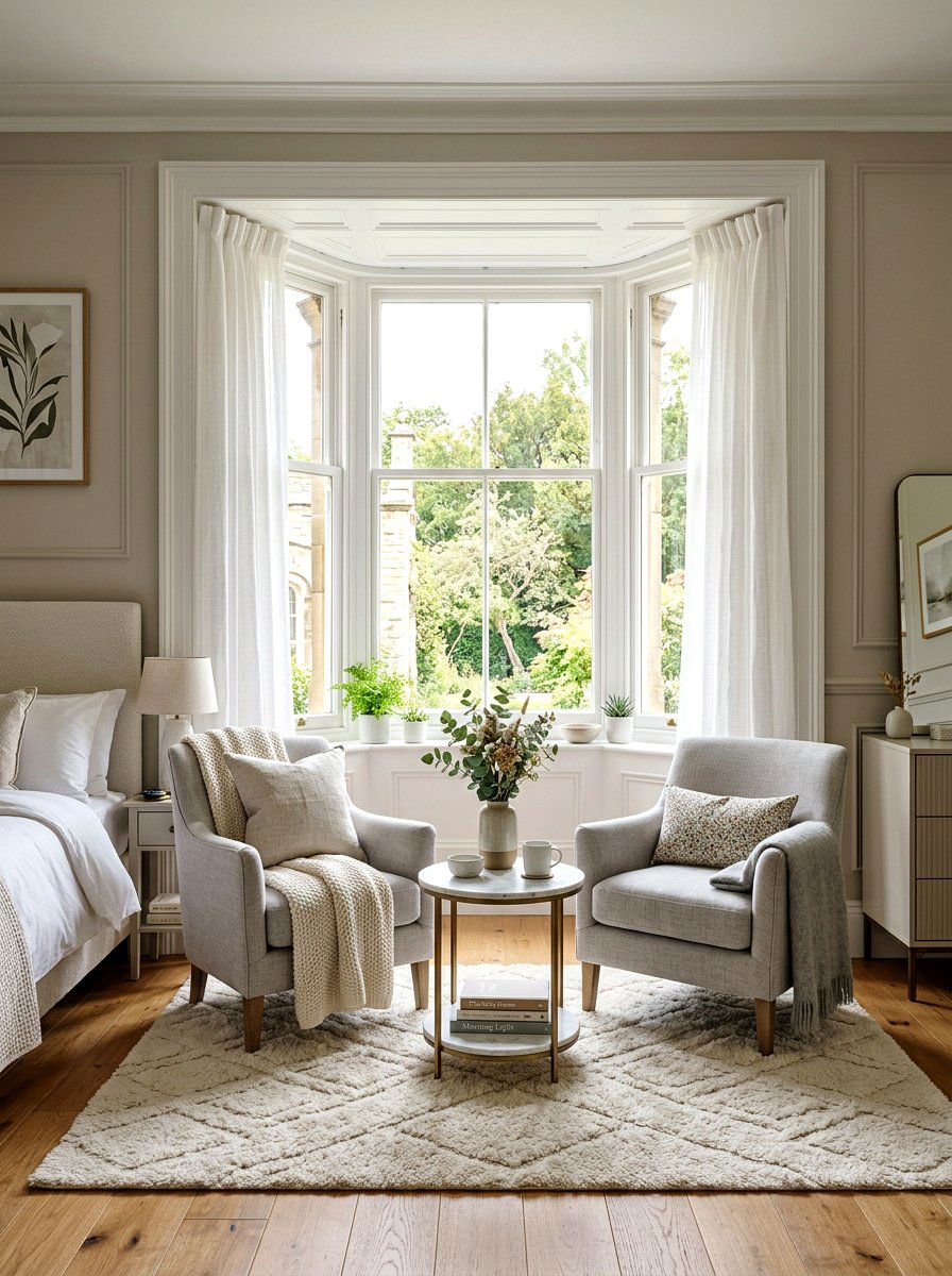 Bedroom bay window nook - 30 bay window ideas