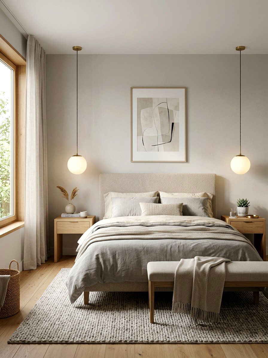 Bedroom bedside hanging globe light - 30 globe pendant ideas