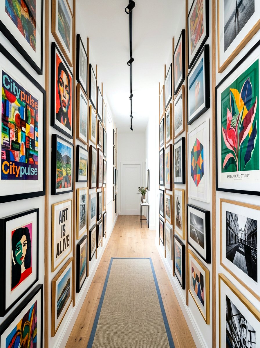 Bedroom gallery wall - 30 salon wall ideas