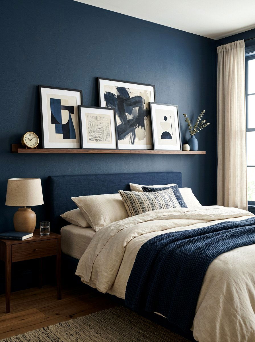 Bedroom picture ledge - 30 wall shelf decor ideas