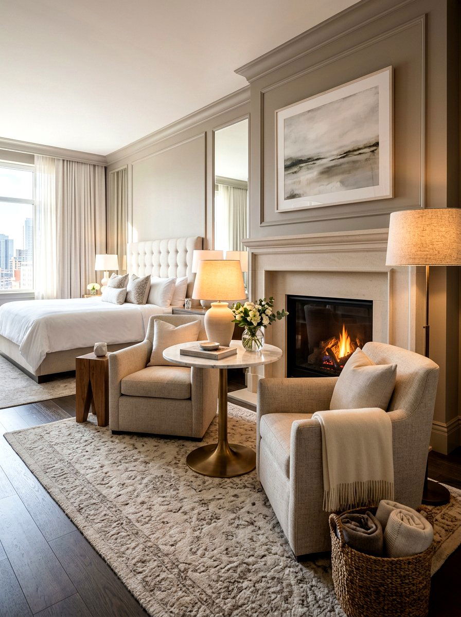 Bedroom sitting area - 30 quiet room ideas