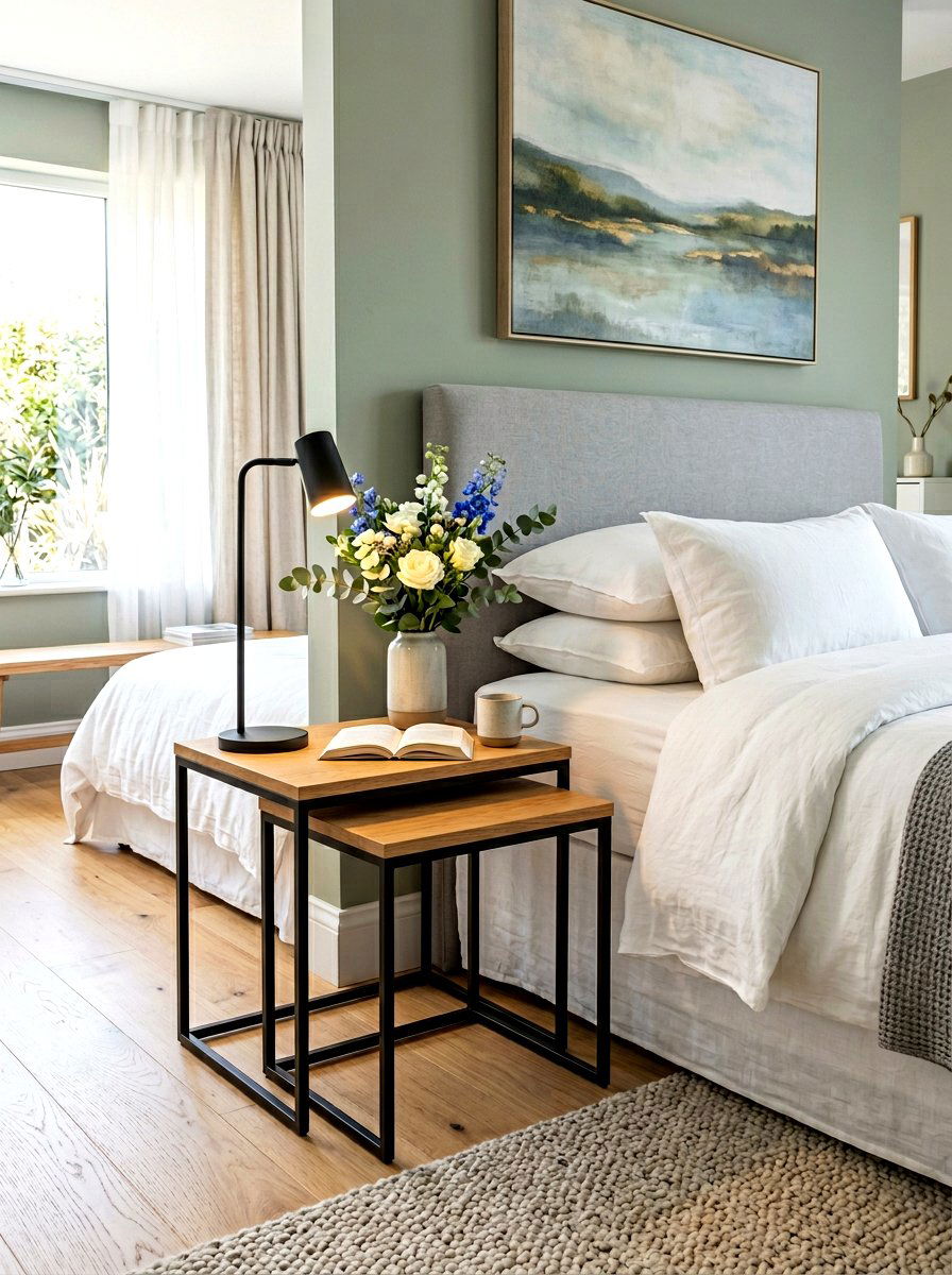 Bedside Nesting Table - 30 nesting table ideas