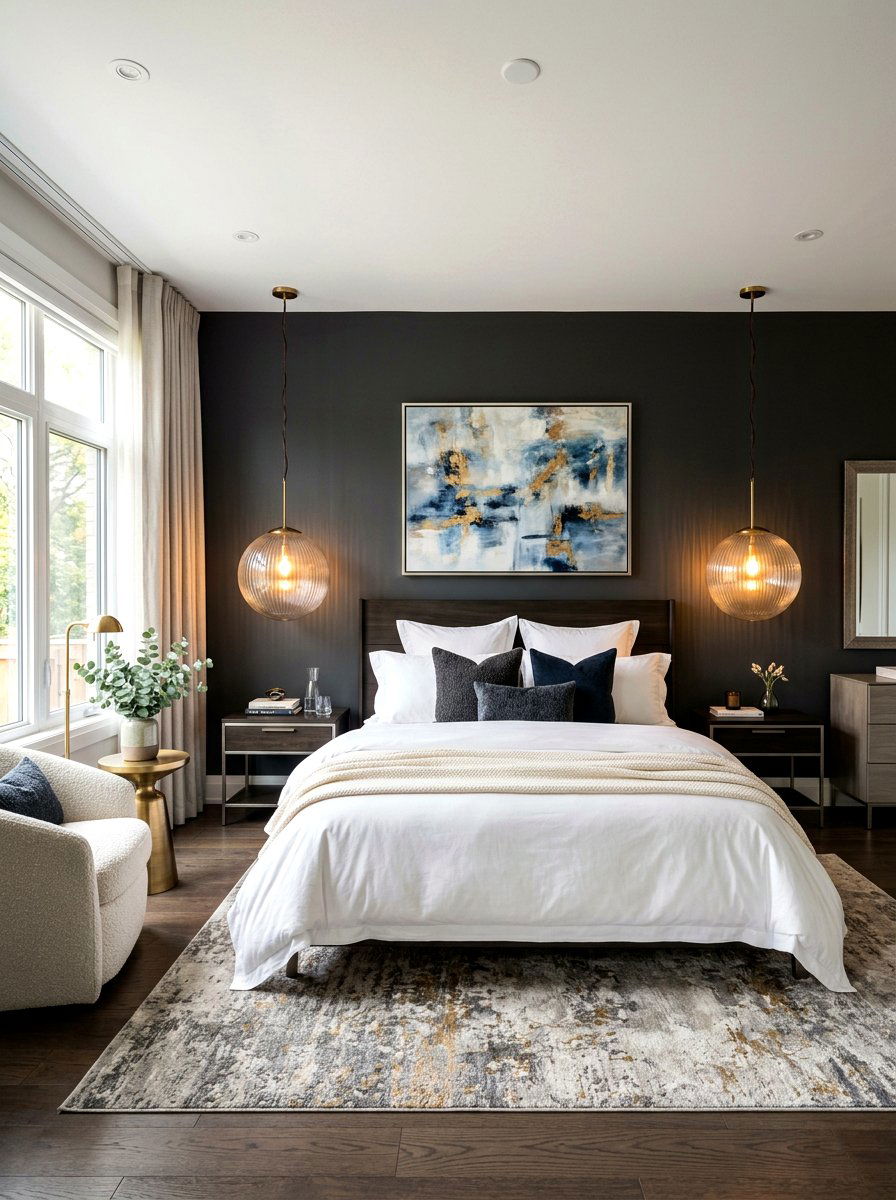 Bedside Pendant Lighting Fixtures - 30 ambient lighting bedroom ideas