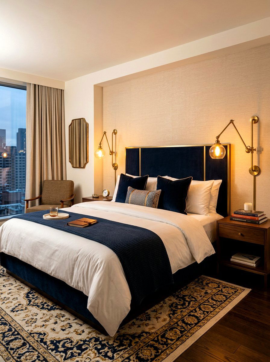 Bedside Sconce Lighting - 30 childhood bedroom revival ideas