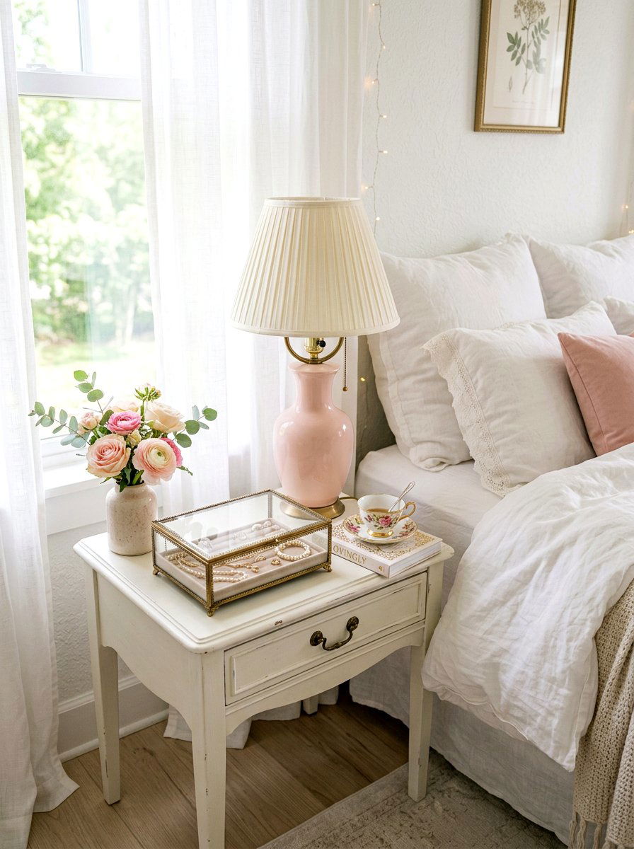 Bedside Table Glass Box - 30 decorative box styling ideas