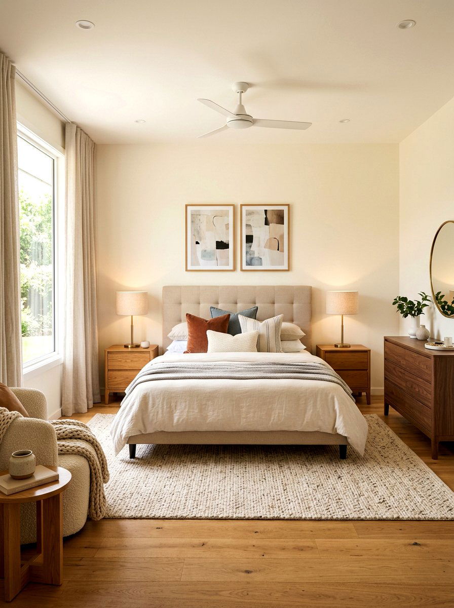 Bedside Table Lamp - 30 soft lamp lighting ideas