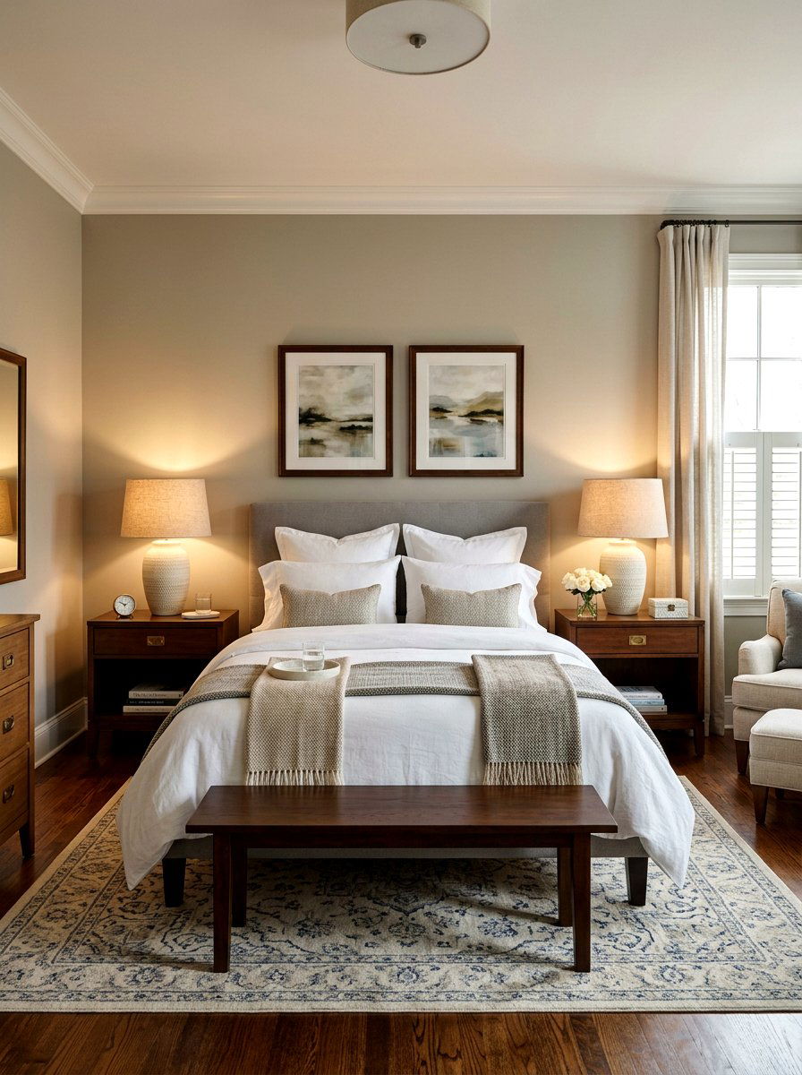 Bedside Table Lamps - 30 Nancy Meyers bedroom ideas