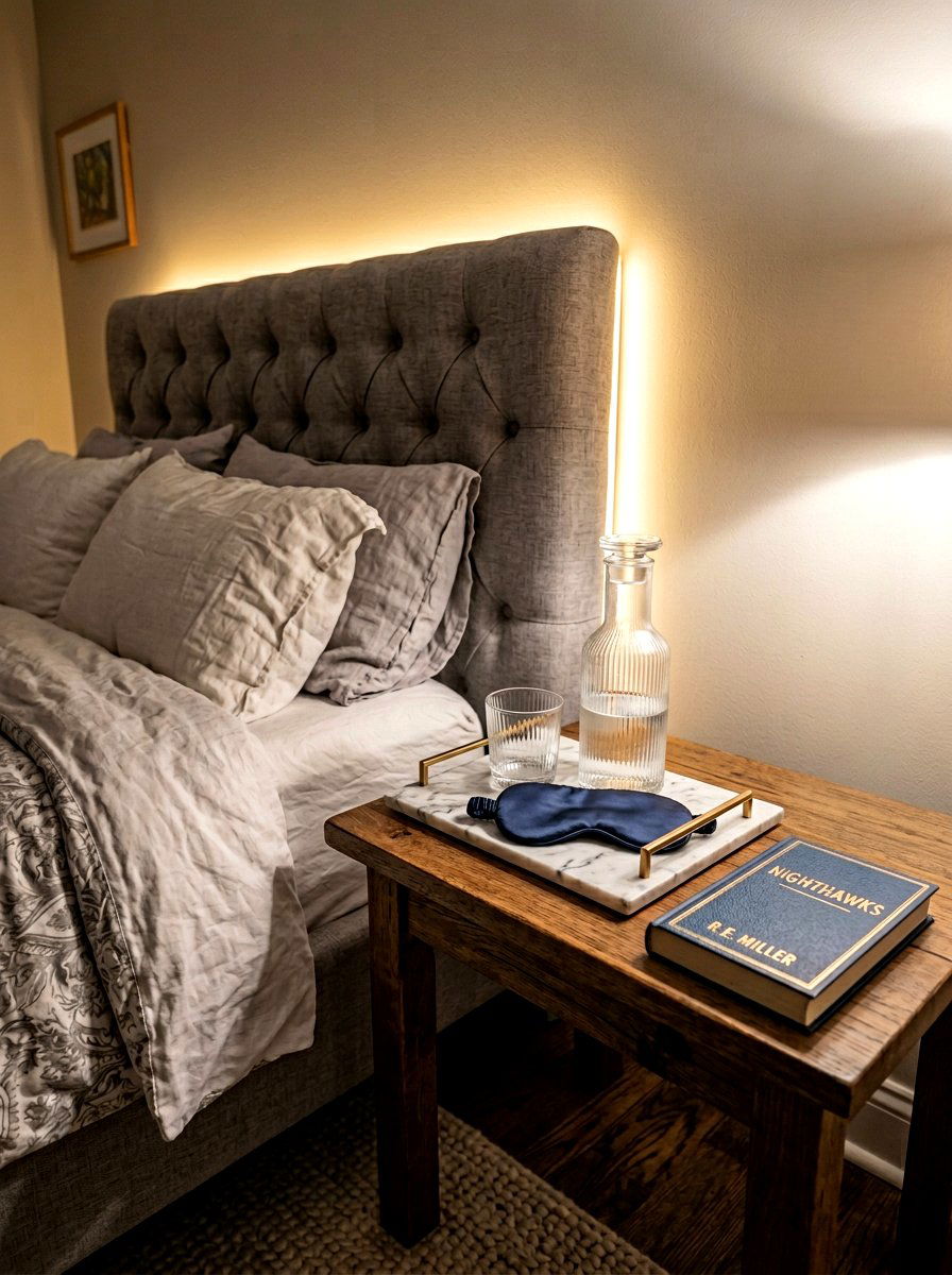 Bedside Table Marble Tray - 30 marble tray styling ideas