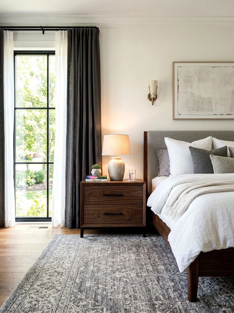 Bedside Table With Drawers - 30 bedroom storage ideas